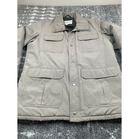 FIELD & STREAM GORDON & FERGUSON KHAKI INSULATED Large JACKET LONG - Picture 2 of 6